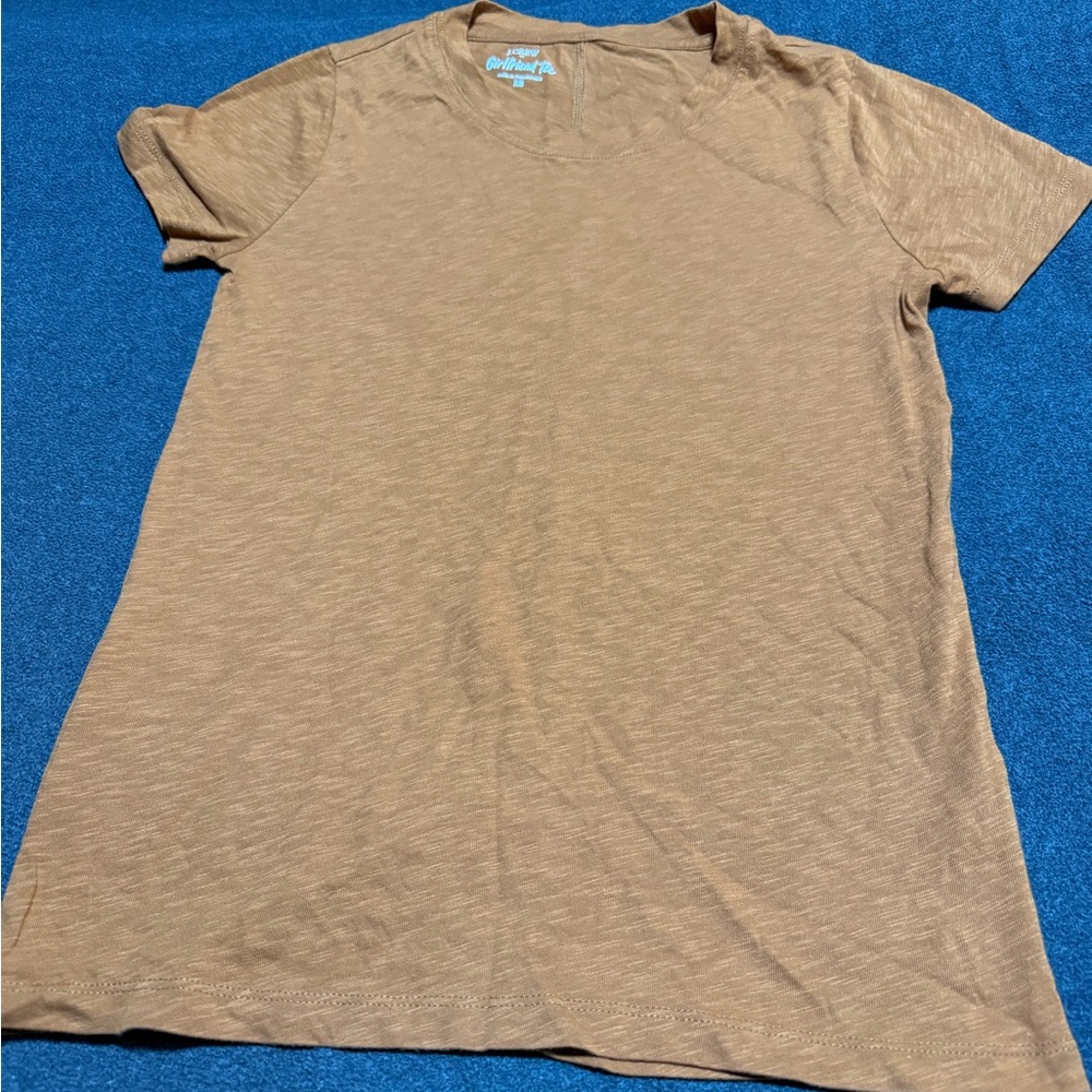 J. Crew Brown Short Sleeve Tee